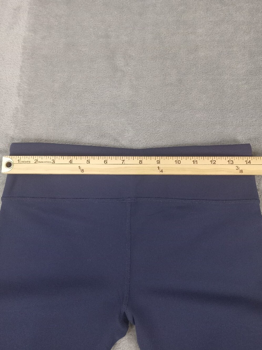 Alo Yoga Goddess Ribbed Legging Scrunched Blue & Black Yoga Pants Women Size:L - Picture 6 of 9